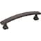 Elements 96 mm Center-to-Center Brushed Oil Rubbed Bronze Square Hadly Cabinet Pull 449-96DBAC - alternate 1